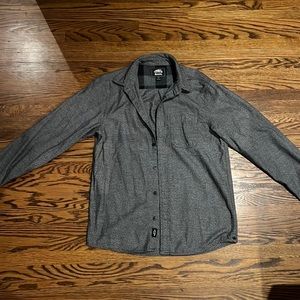 Roots grey men’s button down